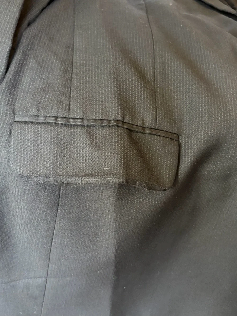 Murano Made in Italy Pinstripe Blazer Men's Suit Jacket